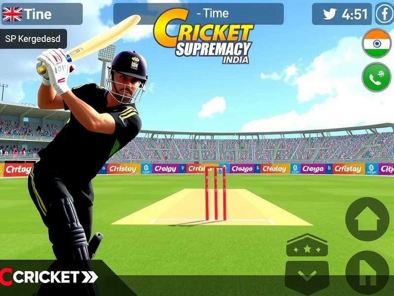 Cricket Supremacy India gameplay screenshot